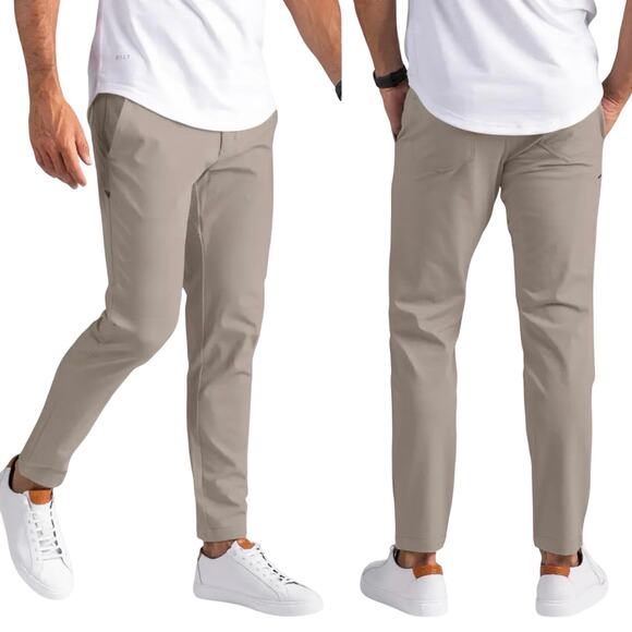 BYLT Everyday Pant 2.0 Taupe Tan Size 31 Stretch Athletic Premium Basics - Picture 1 of 15